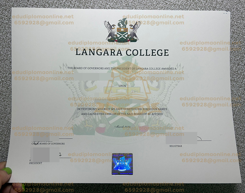 Langara College diploma