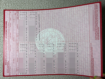 Wichita State University transcript copy