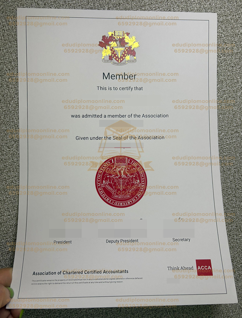 ACCAサーティフィケート