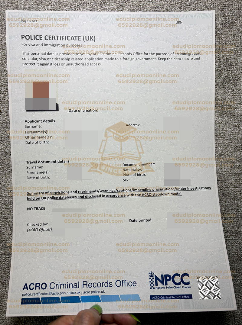 ACRO-Polizeizertifikat