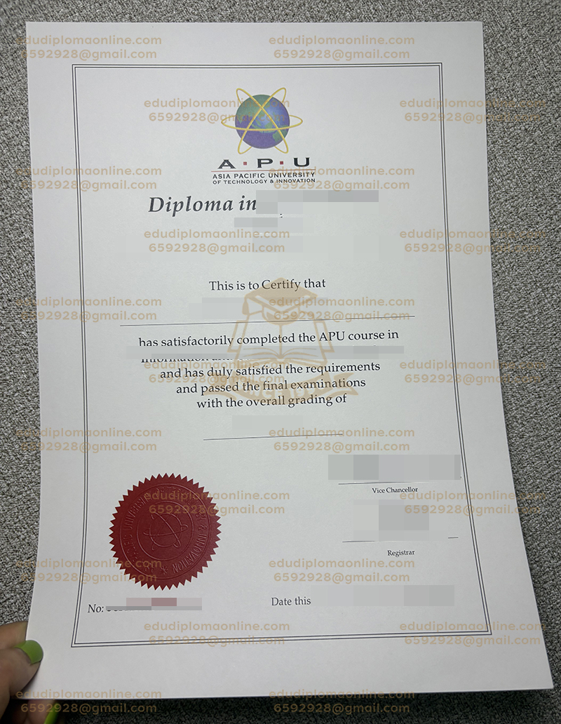 APU 文凭