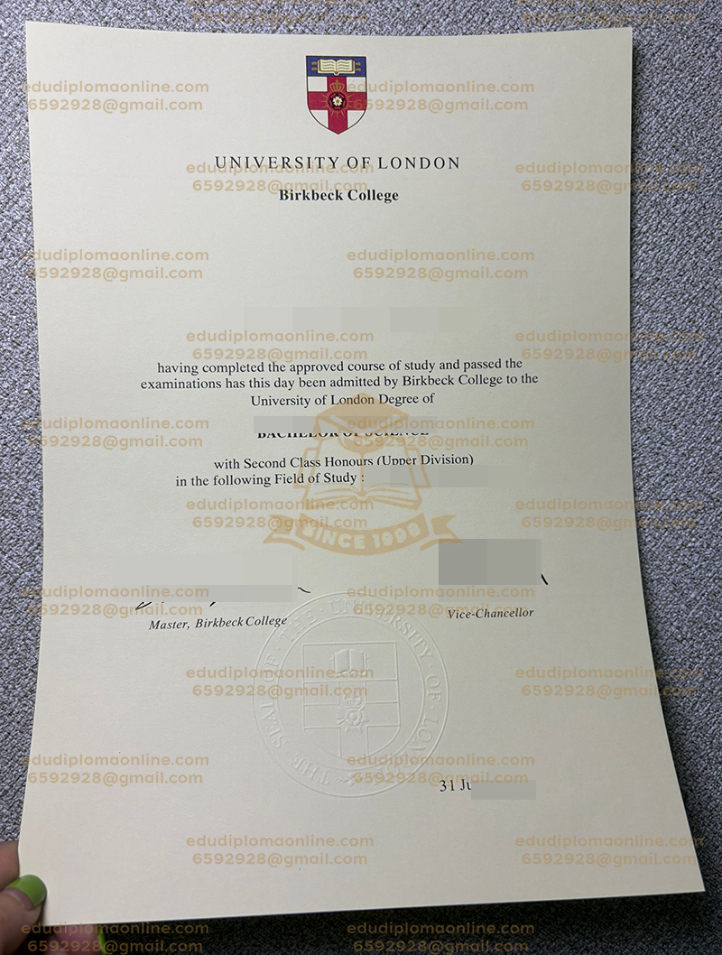 Birkbeck College diploma