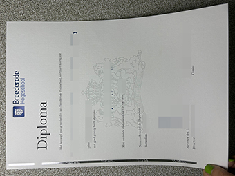 Breederode Hogeschool diploma copy