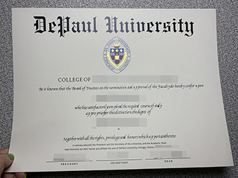 DePaul University diploma-1