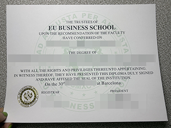EU Business School diploma-1