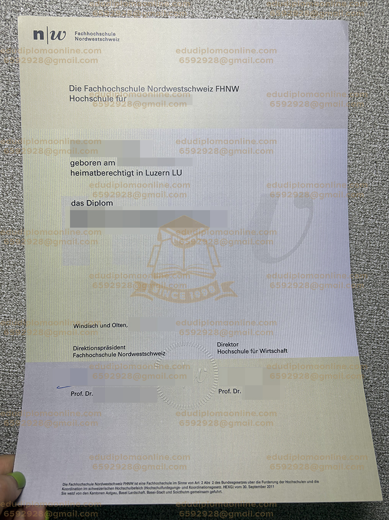 FHNW diploma
