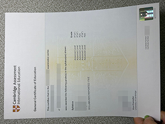 GCE A Level Zertifikat-1