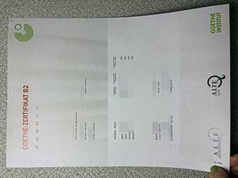 GOETHE-ZERTIFIKAT B2 Zertifikat-1