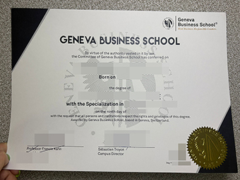 Geneva Business School diploma-1