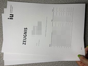 IU Internationale Hochschule Zeugnis-1