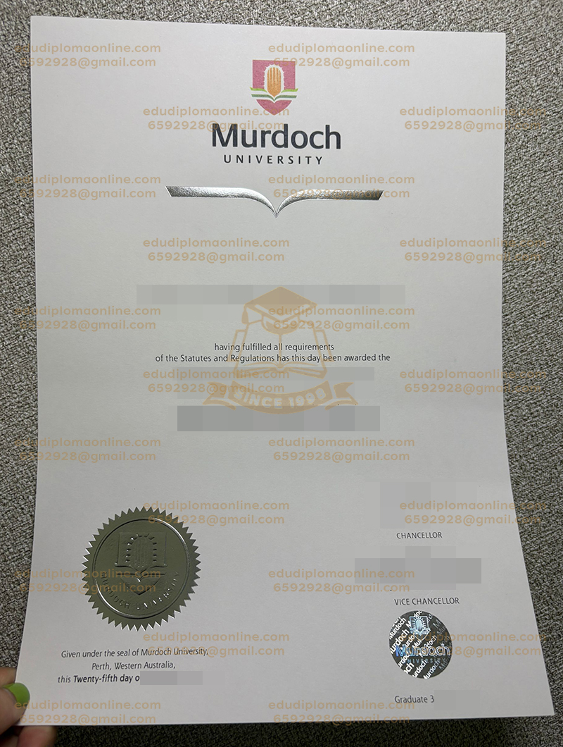 Murdoch University diploma