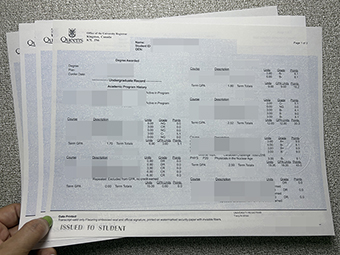 Queen's University transcript-1