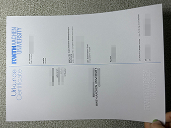 RWTH Aachen University Urkunde-1