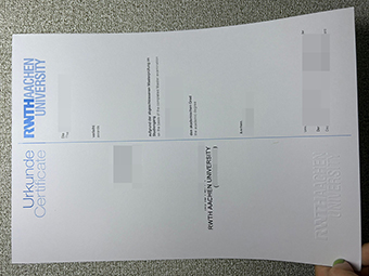 RWTH Aachen University Urkunde copy