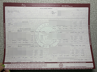 Santa Clara University transcript-1