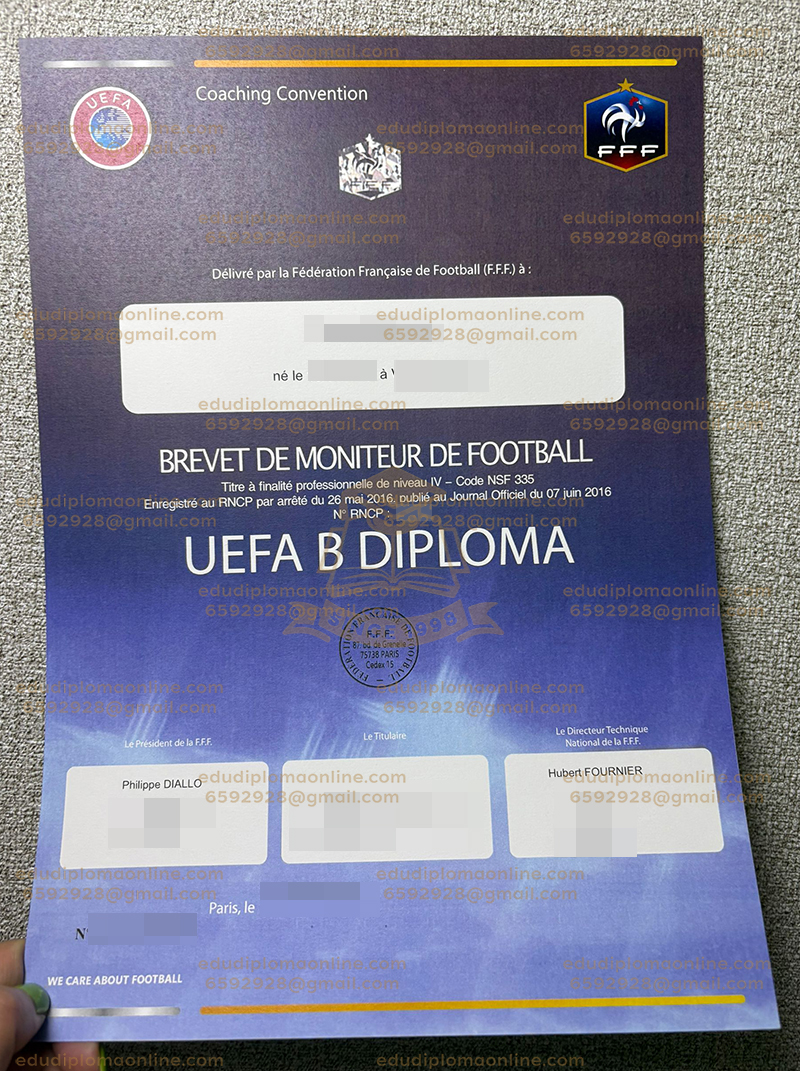 UEFA B diploma