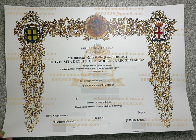 UNIMORE diploma