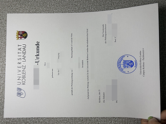 Universität Koblenz-Landau Urkunde-1