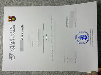 Universität Koblenz-Landau Zeugnis-1