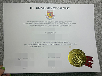 University of Calgary diploma-1