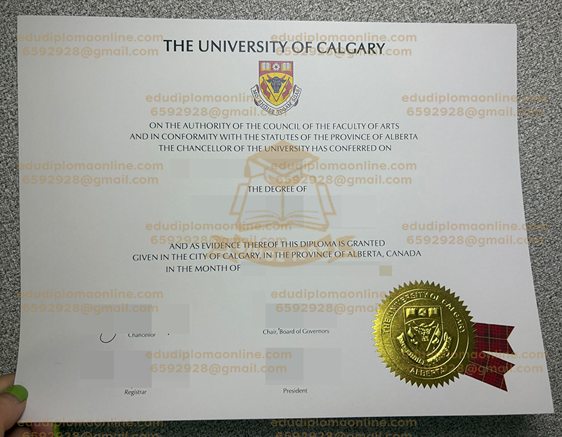 University of Calgary diploma