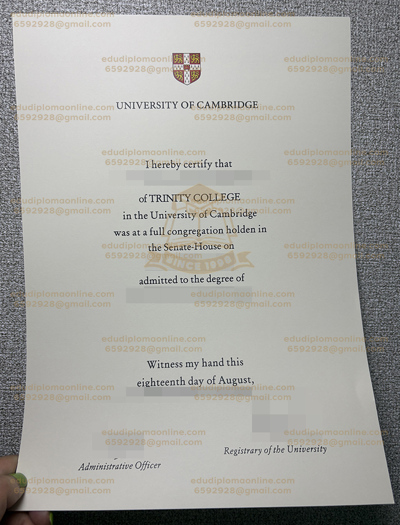 University of Cambridge diploma