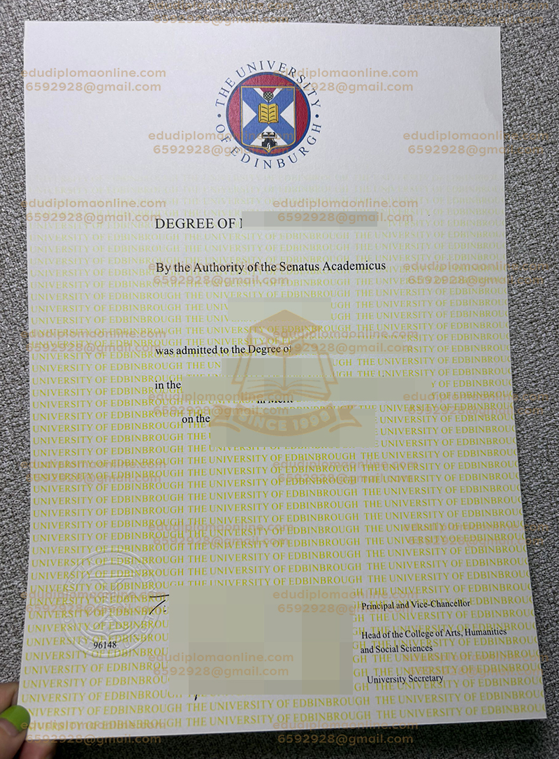 University of Edinburgh degree