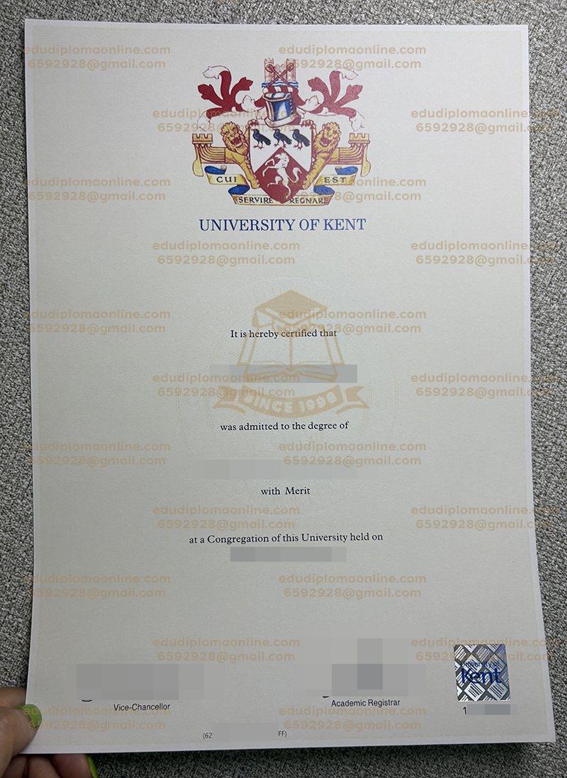 University of Kent diploma