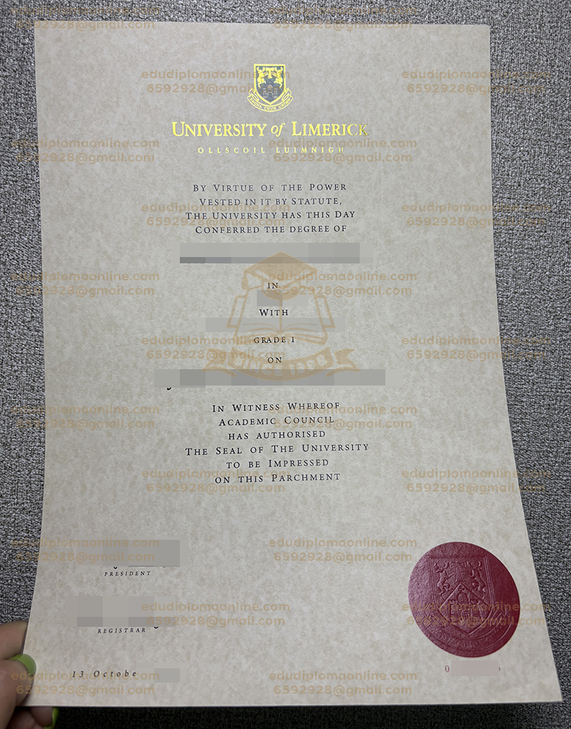 University of Limerick degree