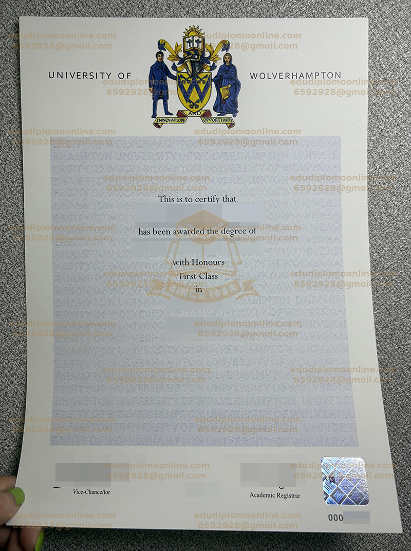 University of Wolverhampton diploma