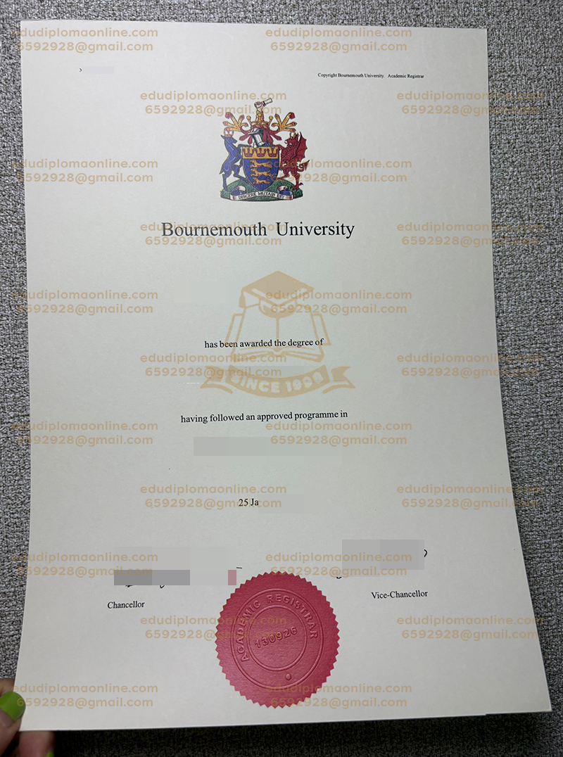 Bournemouth University diploma