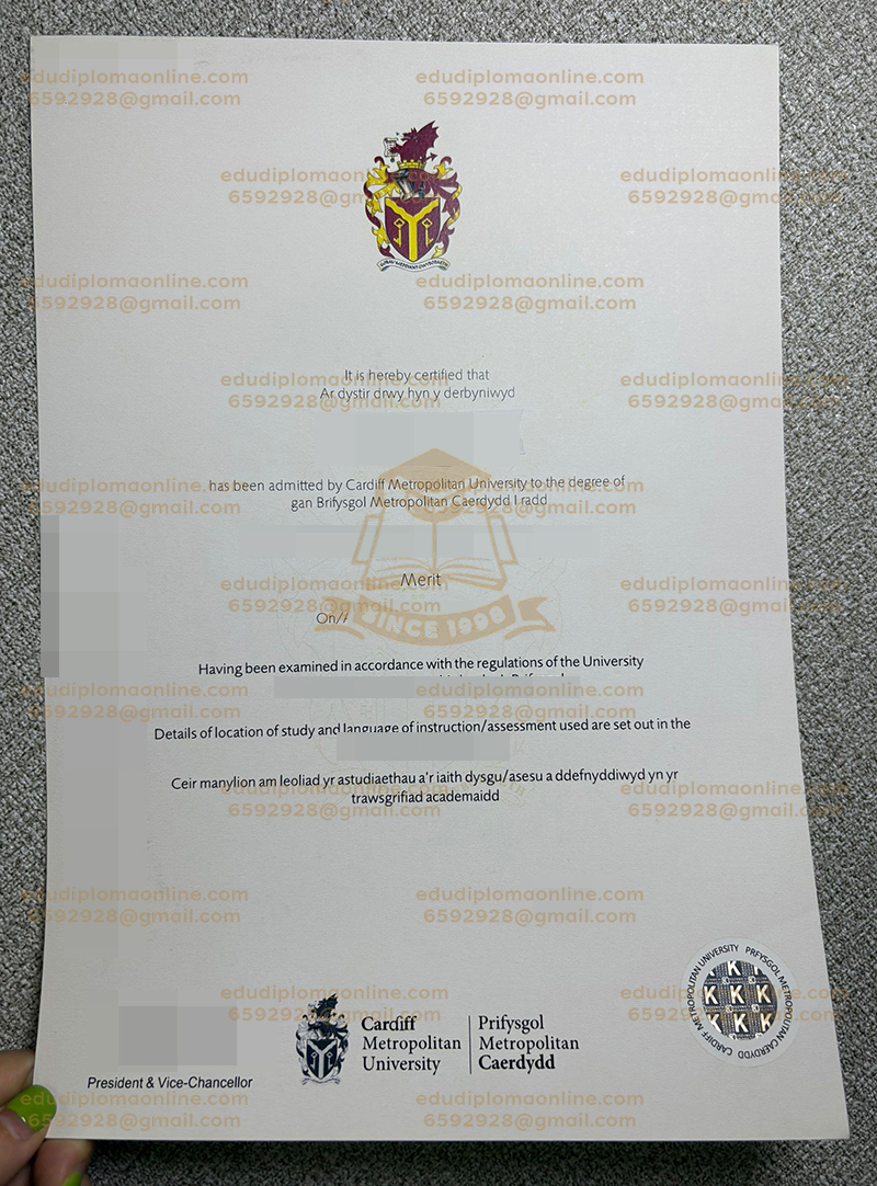 Cardiff Metropolitan University degree