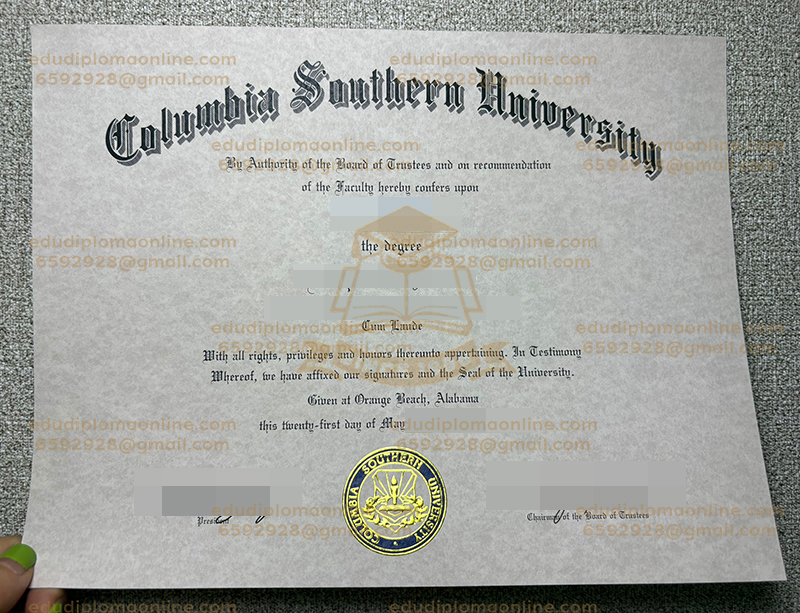 Columbia Southern University degree