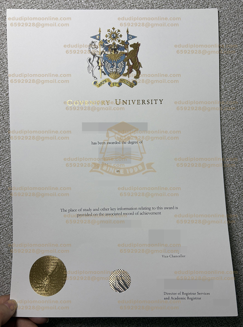 Coventry University diploma