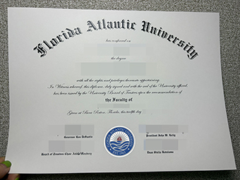 佛罗里达大西洋大学文凭-1