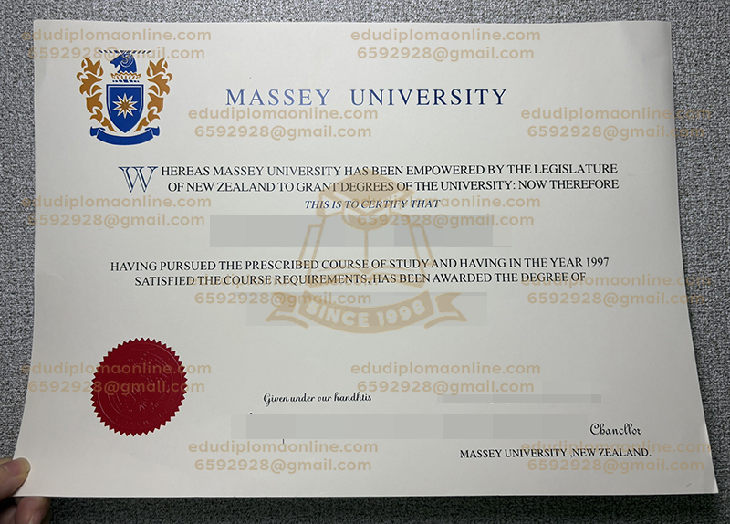 Massey University diploma