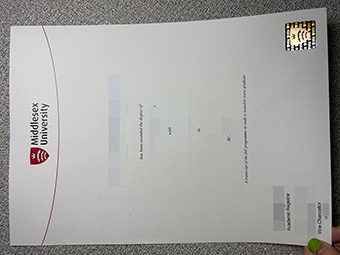 Middlesex University diploma-1