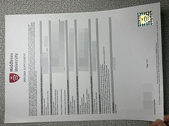 Middlesex University diploma supplement-1