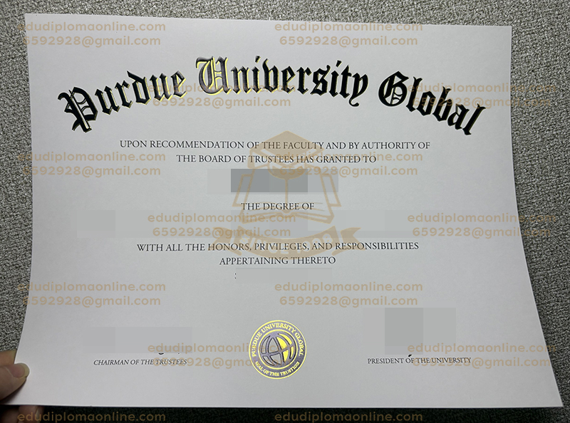 Purdue University Global diploma