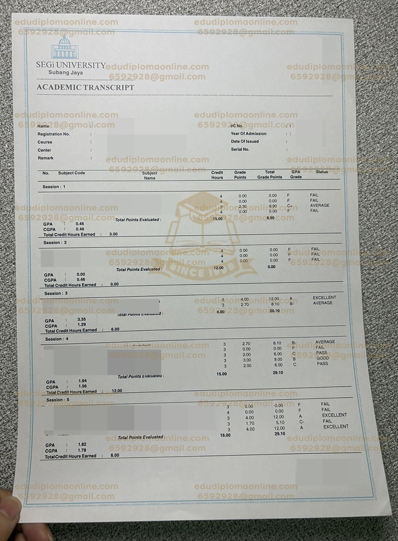Abschrift der SEGi-Universität