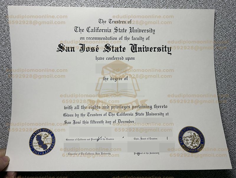 SJSU degree