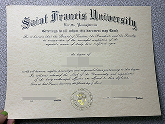 Saint Francis University degree-1