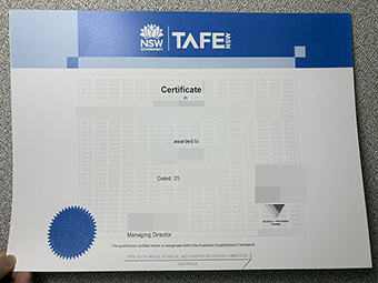 TAFE NSW Zertifikat-1