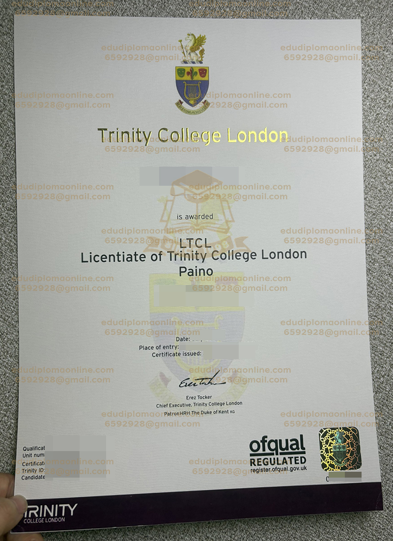Trinity College London diploma