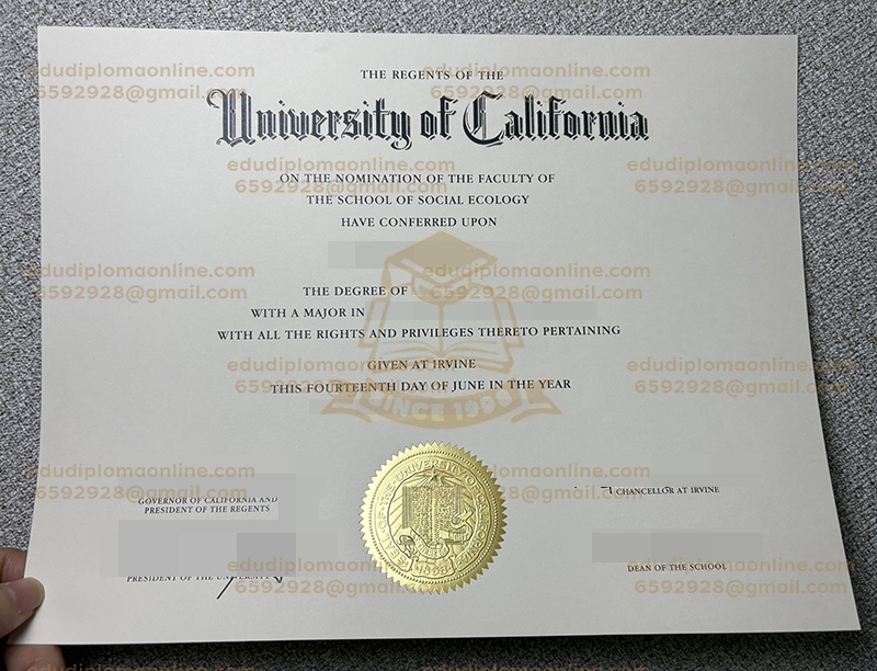UCI diploma