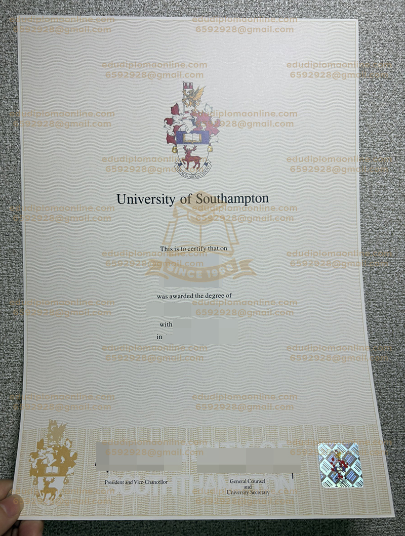 University of Southampton degree