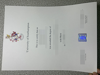 University of Southampton diploma-1