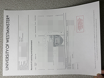 University of Westminster transcript-1