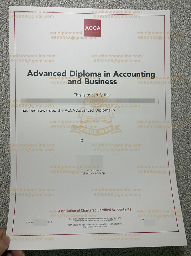 ACCA Advanced diploma