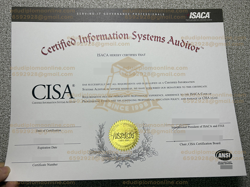 CISA Certificate